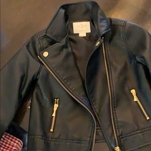 Girls faux leather Kate spade size 7